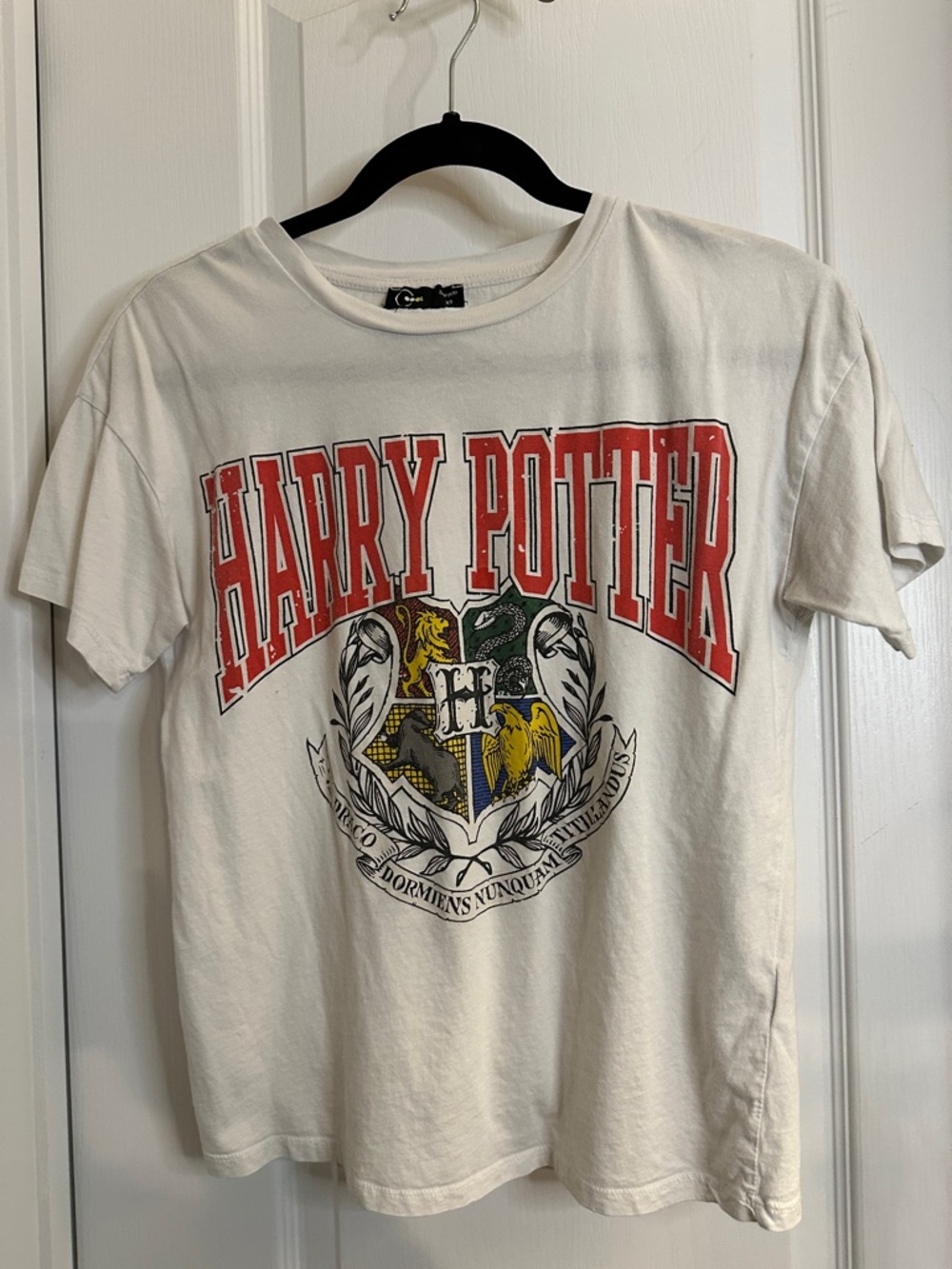 Warner Bros. White Tee with Red Graphic